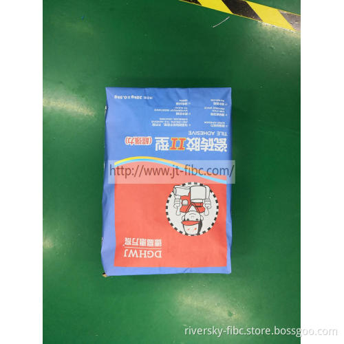 plastic Kraft paper valve bag
